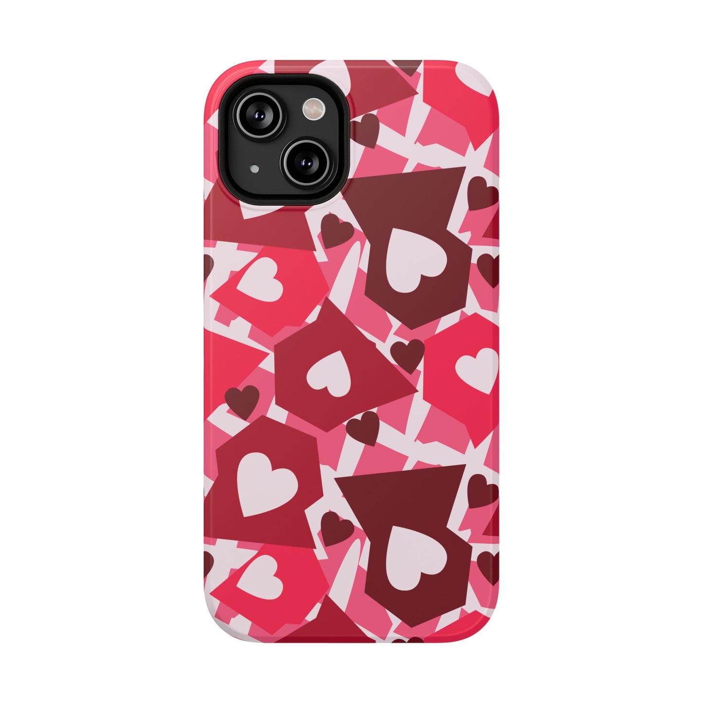 Pink Social Love Icons Phone Case – MagSafe Compatible for iPhone & Samsung Galaxy