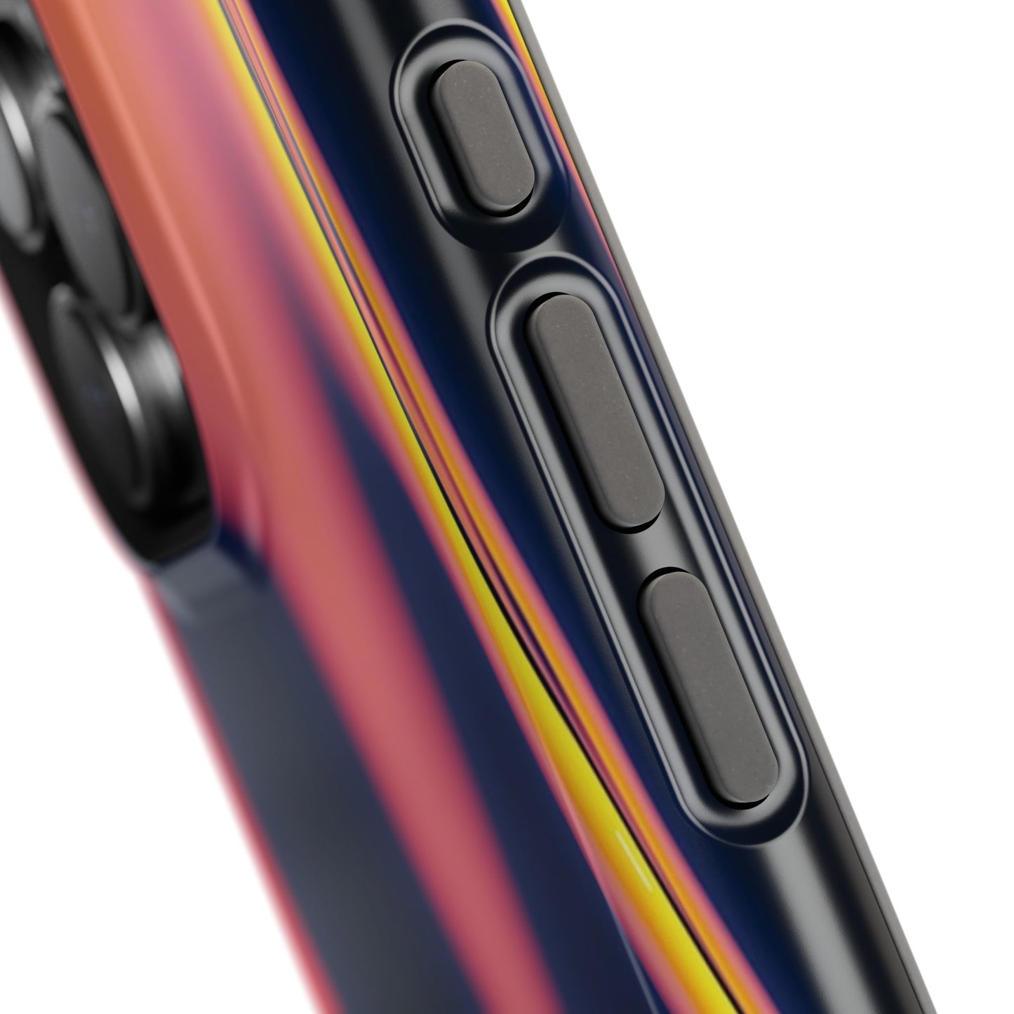 Neon Sunset Flame Phone Case – MagSafe Compatible for iPhone & Samsung Galaxy
