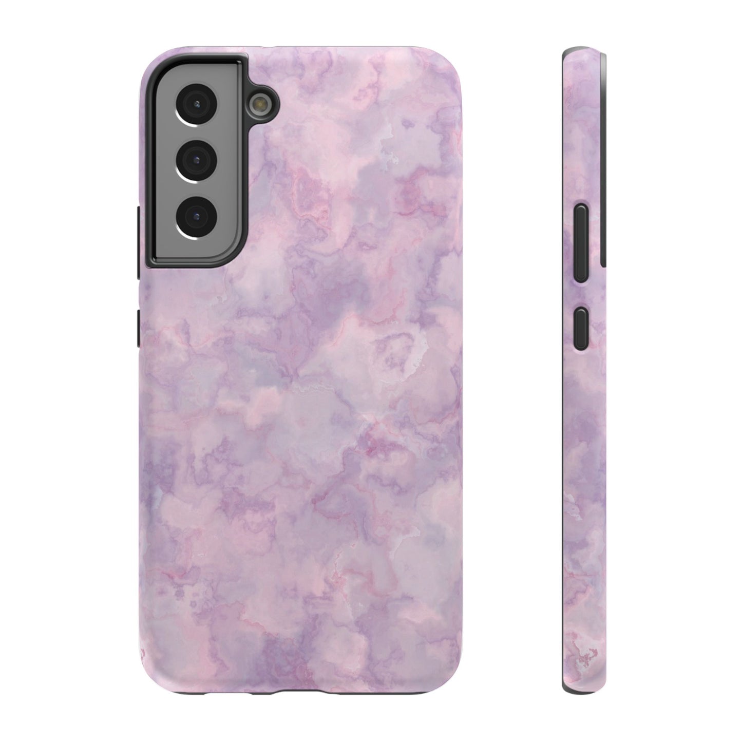 Lavender Dream Marble Phone Case – MagSafe Compatible for iPhone & Samsung Galaxy