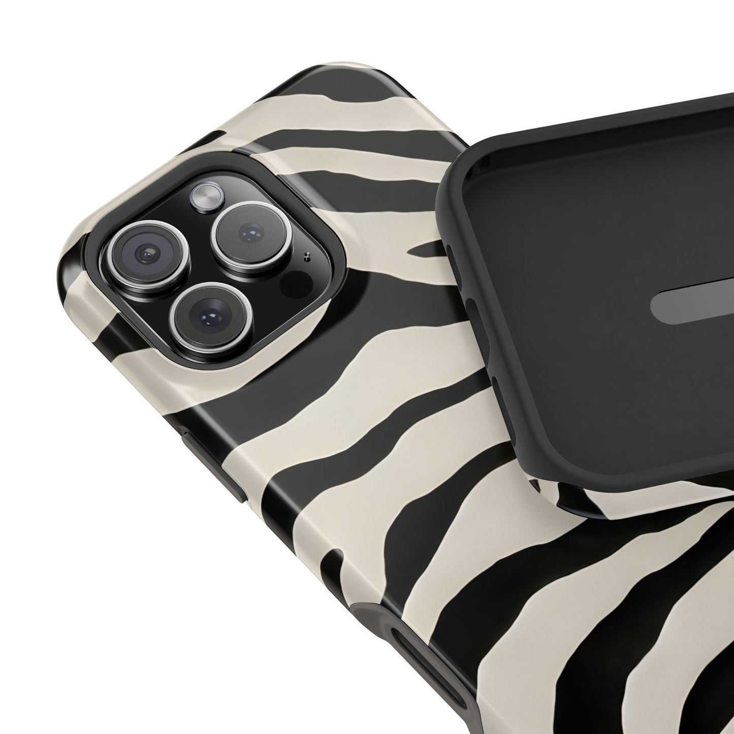 Classic Zebra Stripes Phone Case – MagSafe Compatible for iPhone & Samsung Galaxy