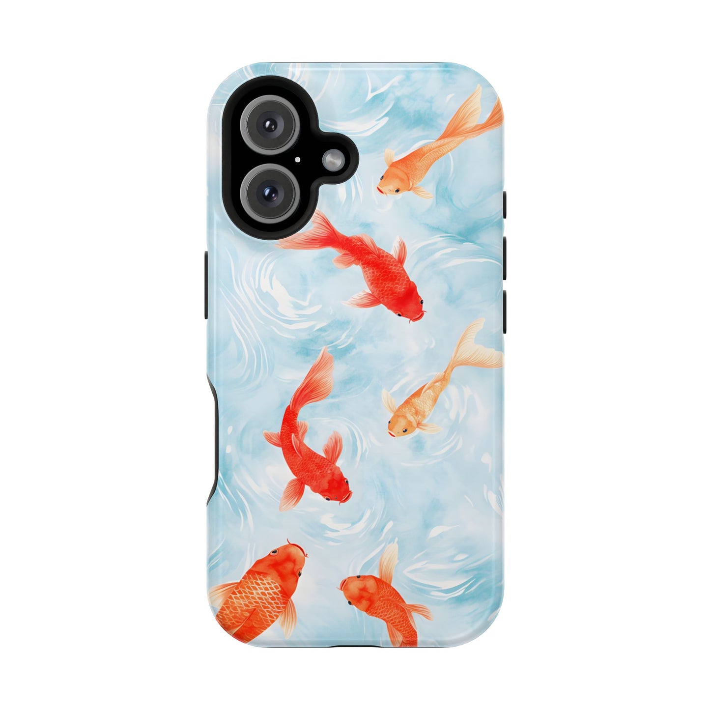 Koi Fish Pond Phone Case – MagSafe Compatible for iPhone & Samsung Galaxy