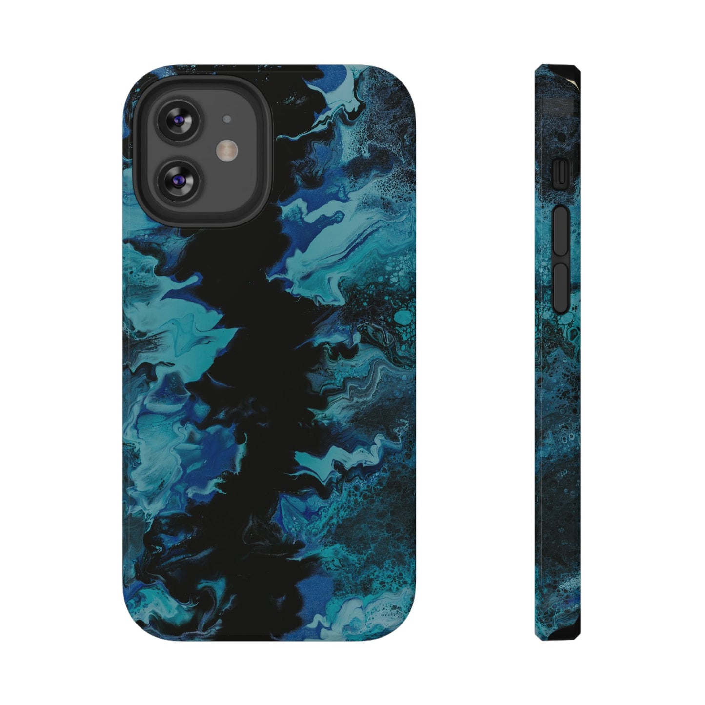 Deep Ocean Swirl Phone Case – MagSafe Compatible for iPhone & Samsung Galaxy