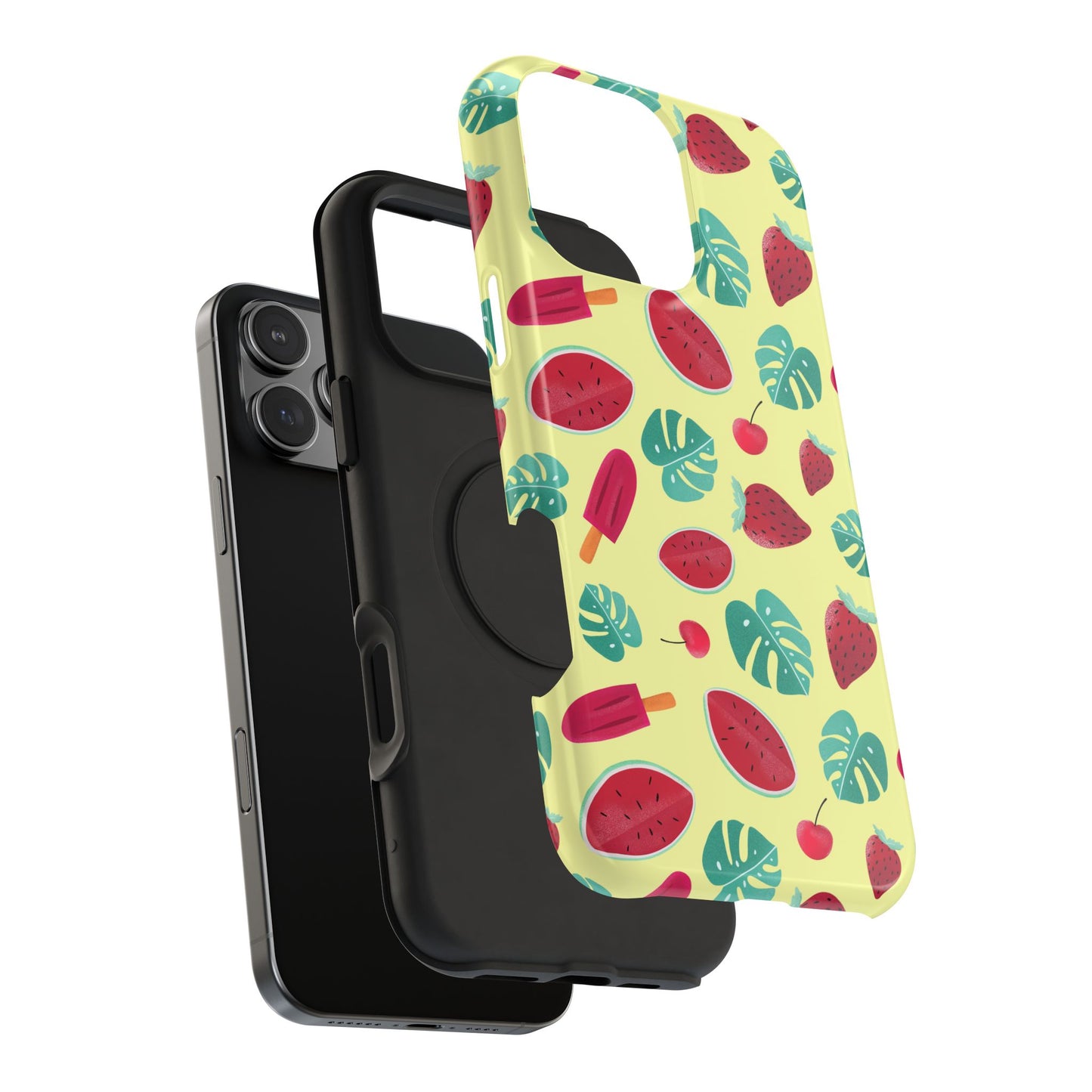 Tropical Summer Fruits Phone Case – MagSafe Compatible for iPhone & Samsung Galaxy