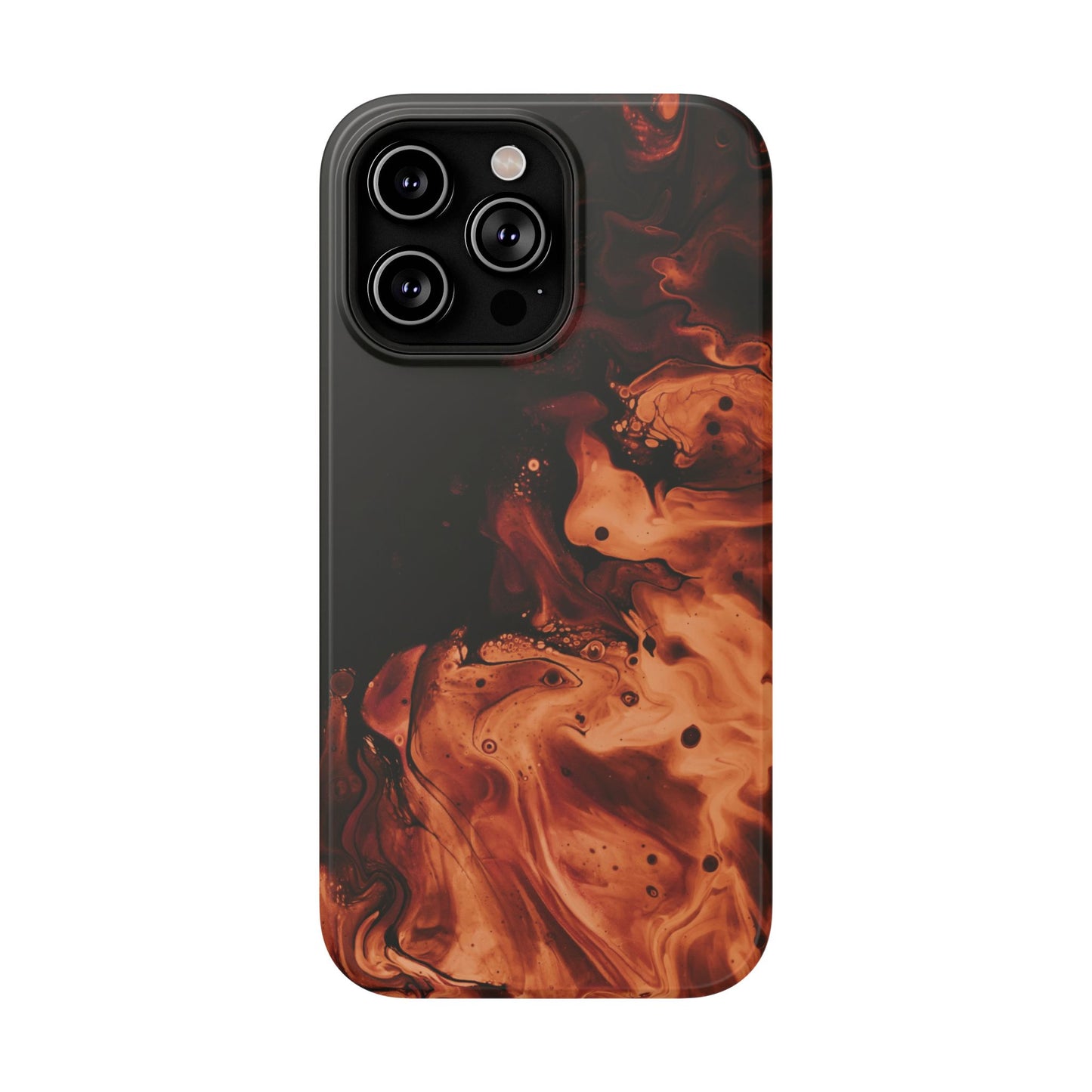 Molten Lava Abstract Art Phone Case – MagSafe Compatible for iPhone & Samsung Galaxy