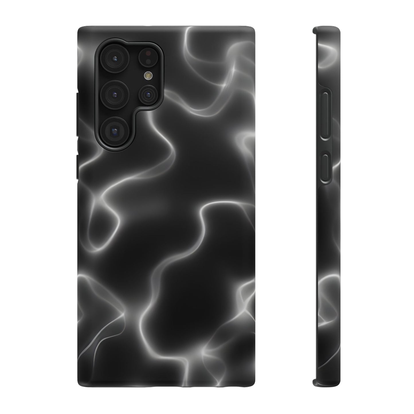 Electric Black Glow Phone Case – MagSafe Compatible for iPhone & Samsung Galaxy
