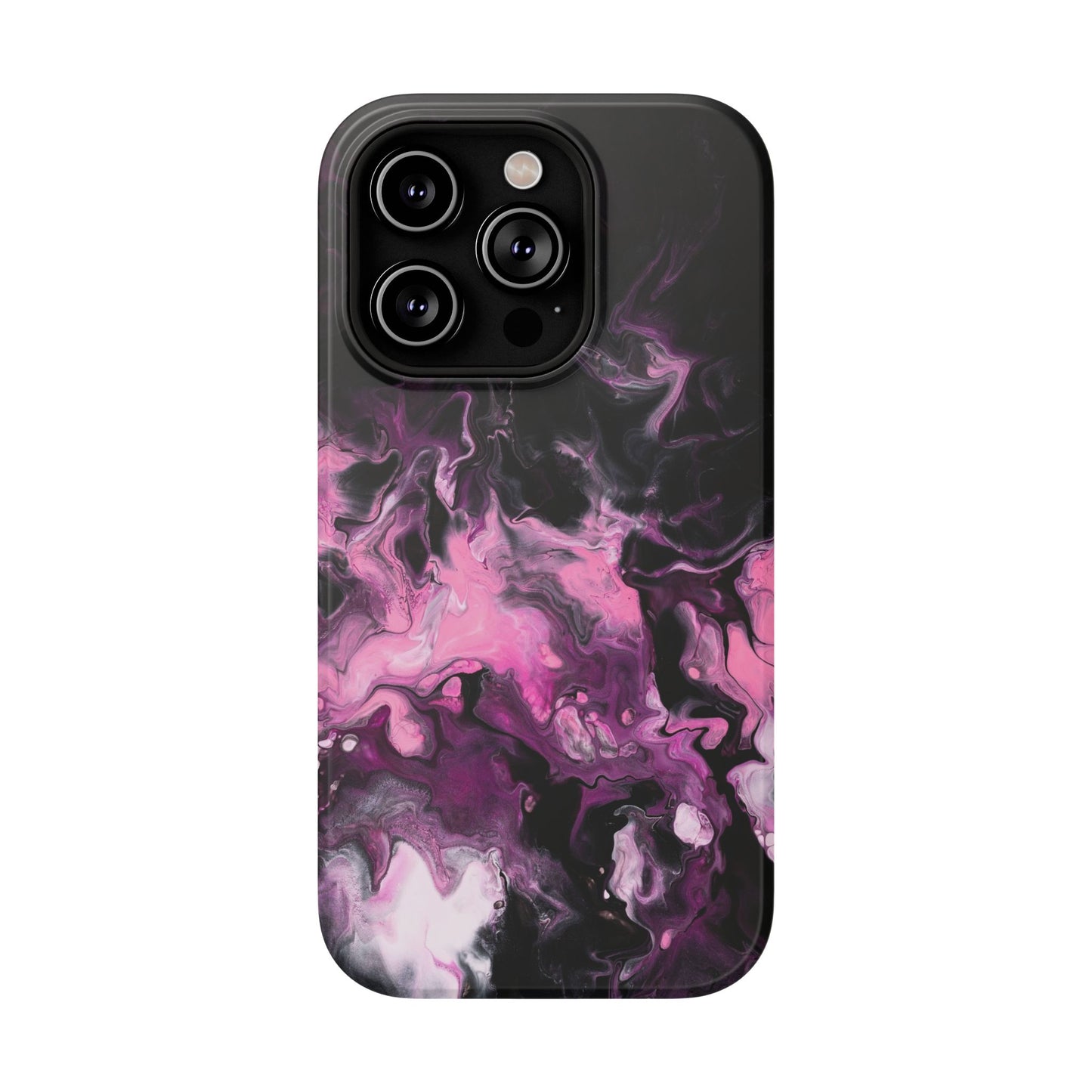 Electric Rose Marble Phone Case – MagSafe Compatible for iPhone & Samsung Galaxy