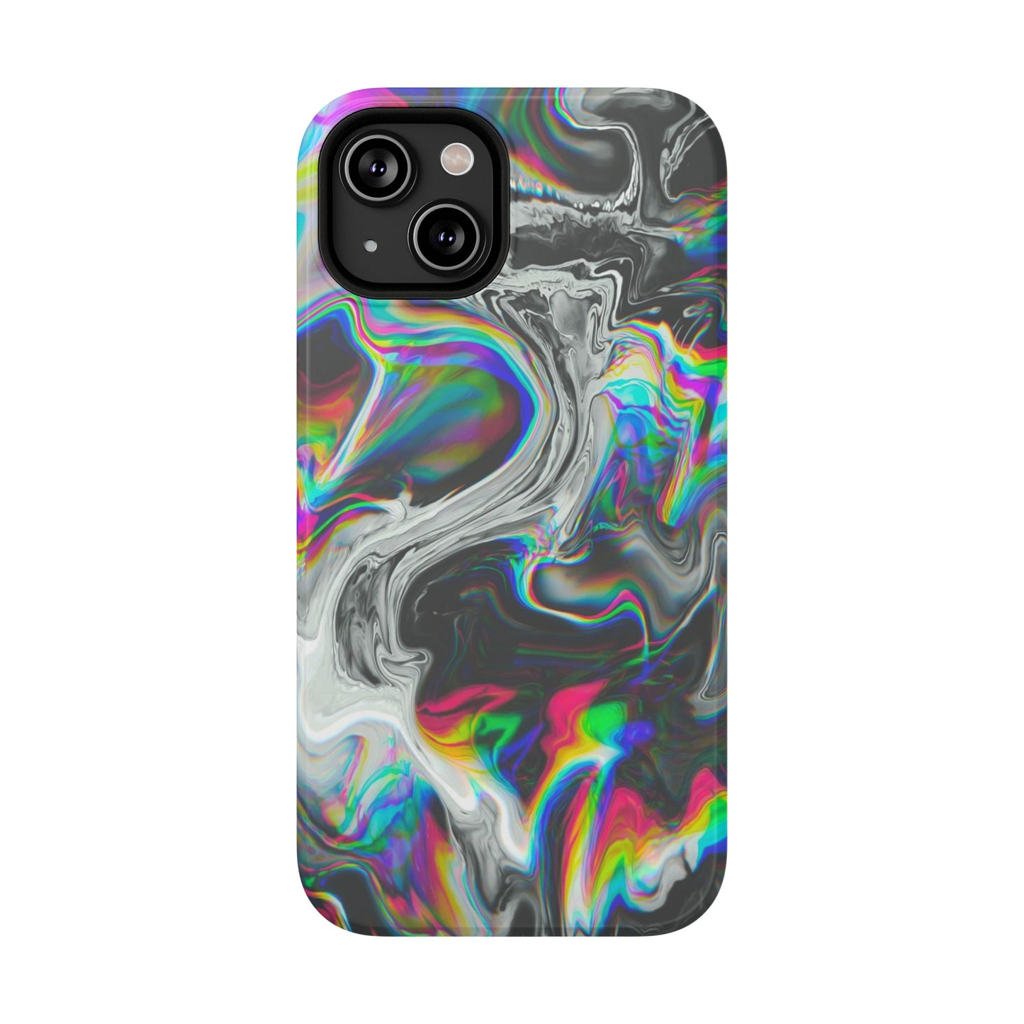 Holographic Swirl Phone Case – MagSafe Compatible for iPhone & Samsung Galaxy
