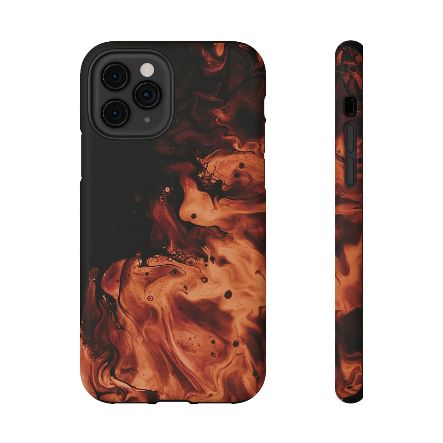 Molten Lava Abstract Art Phone Case – MagSafe Compatible for iPhone & Samsung Galaxy