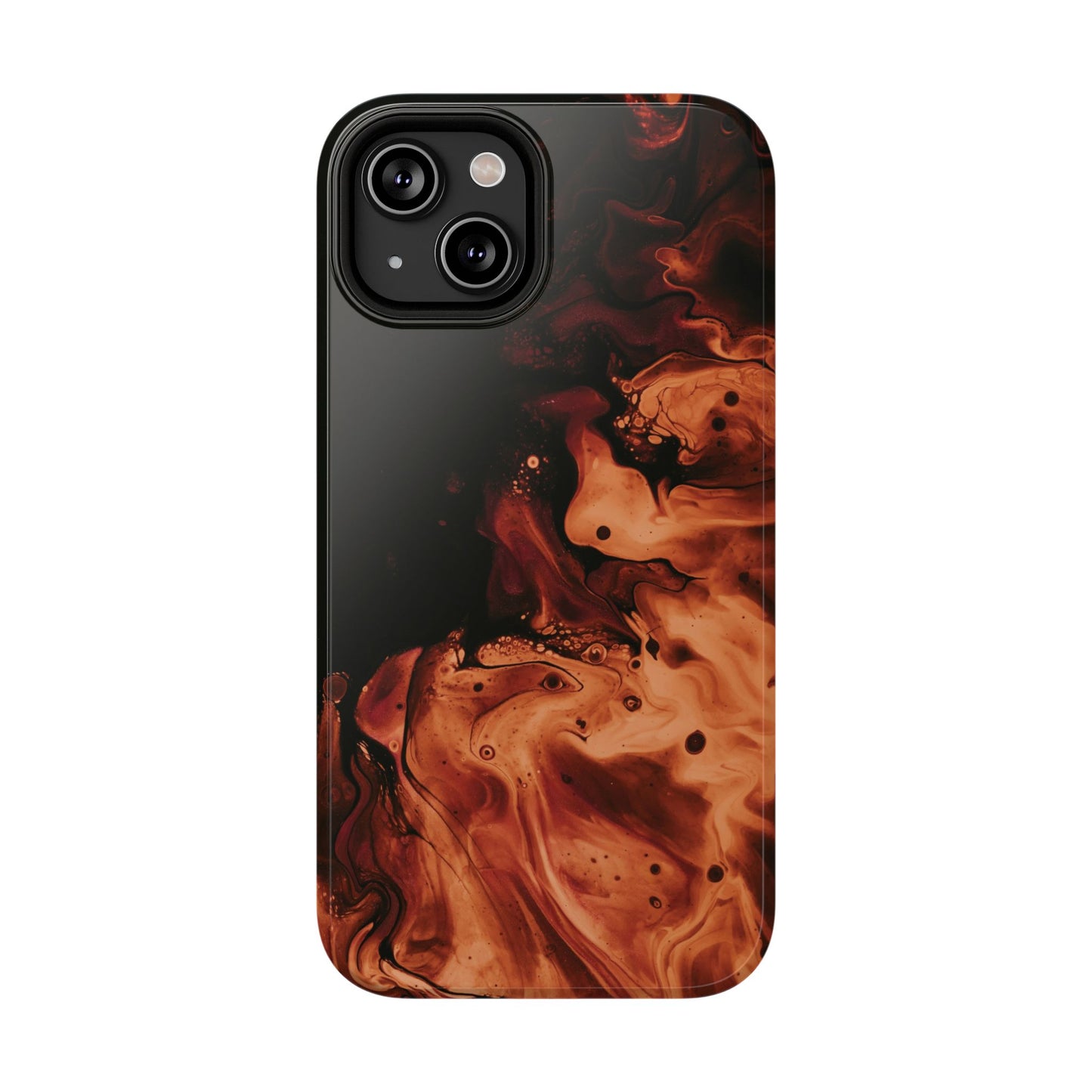 Molten Lava Abstract Art Phone Case – MagSafe Compatible for iPhone & Samsung Galaxy