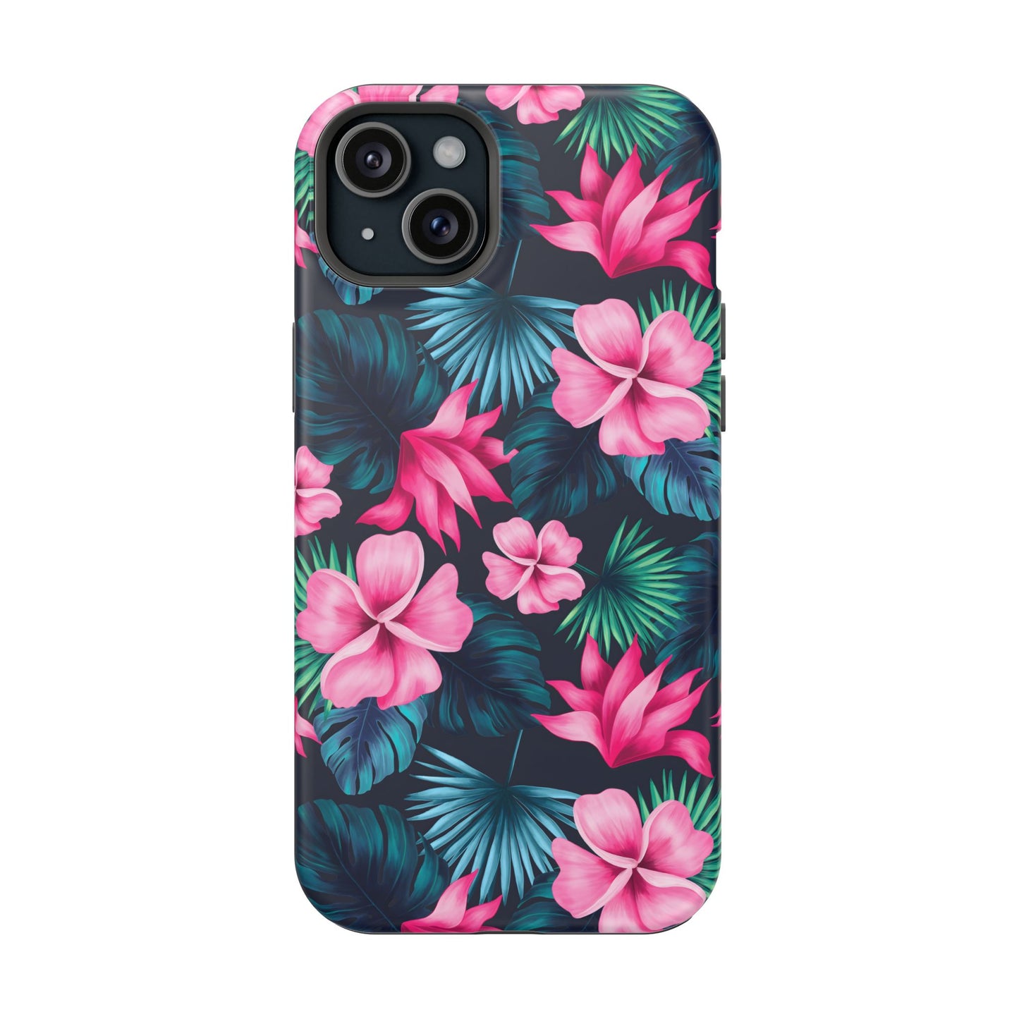 Tropical Paradise Floral Phone Case – MagSafe Compatible for iPhone & Samsung Galaxy