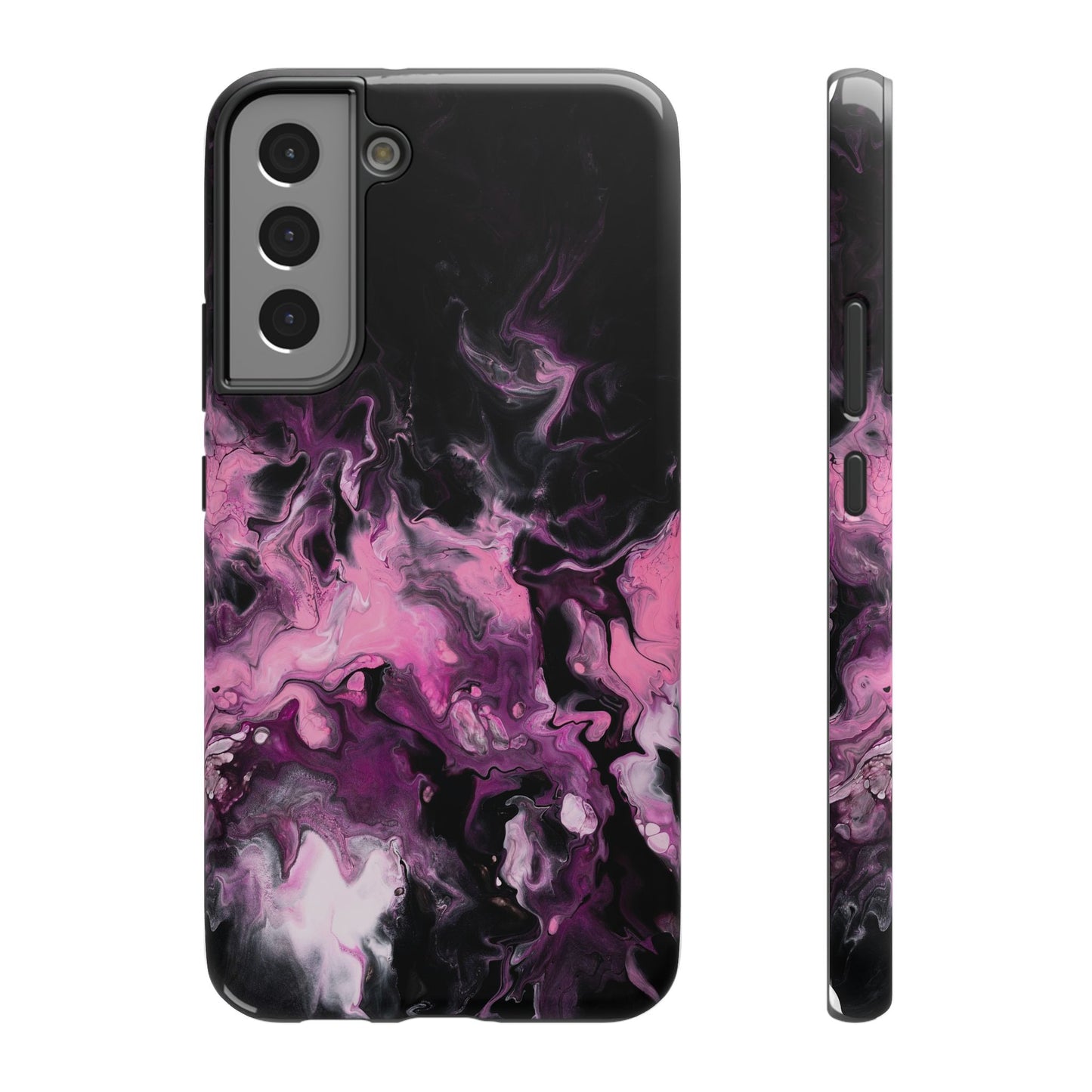 Electric Rose Marble Phone Case – MagSafe Compatible for iPhone & Samsung Galaxy