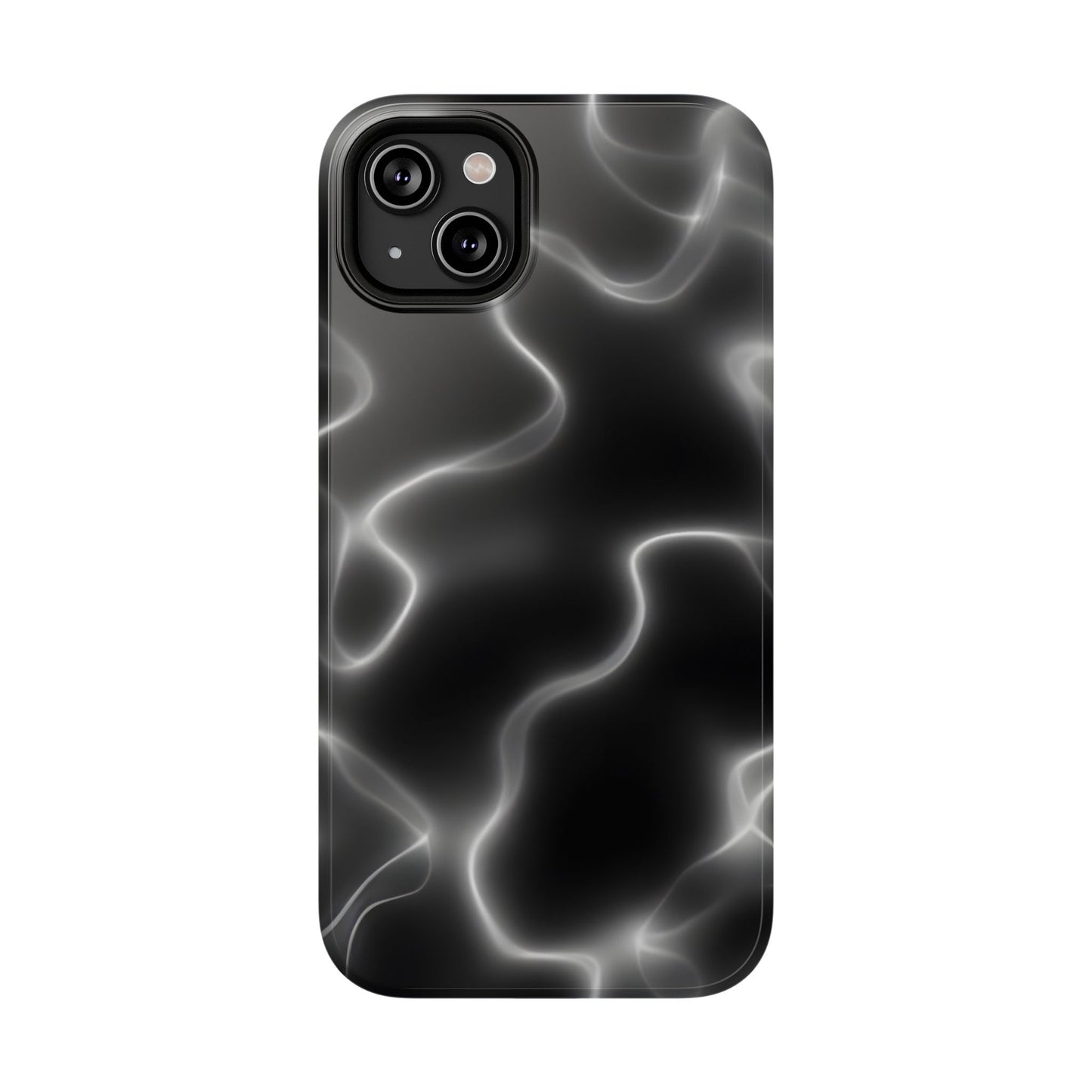 Electric Black Glow Phone Case – MagSafe Compatible for iPhone & Samsung Galaxy