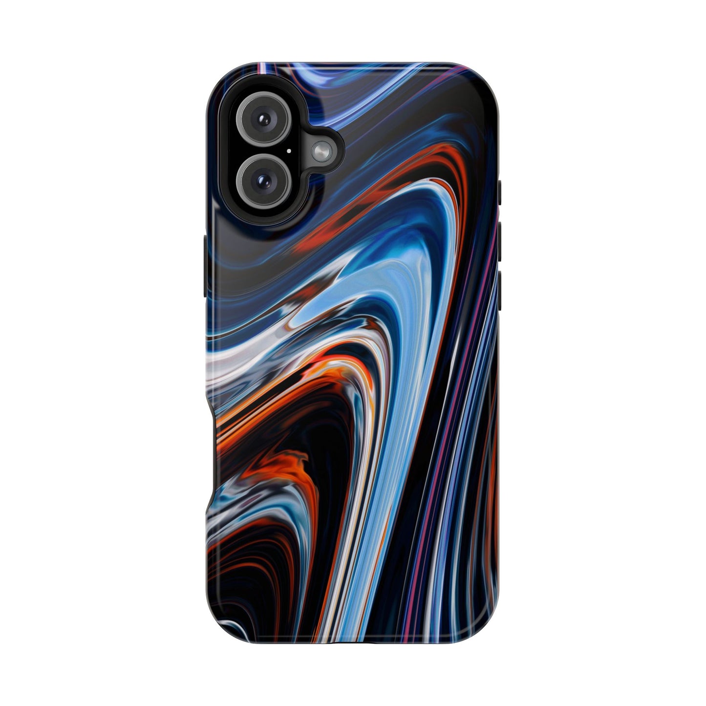 Vibrant Swirl Energy Phone Case – MagSafe Compatible for iPhone & Samsung Galaxy
