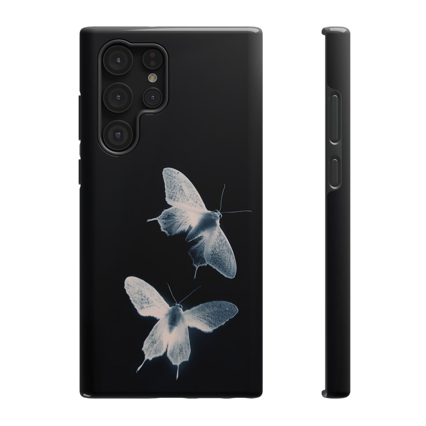 Ethereal Moth Dark Aesthetic Phone Case – MagSafe Compatible for iPhone & Samsung Galaxy