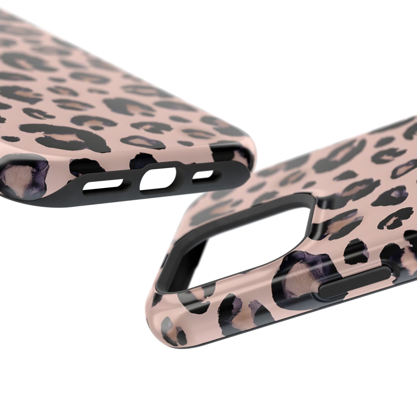 Chic Leopard Print Phone Case – MagSafe Compatible for iPhone & Samsung Galaxy