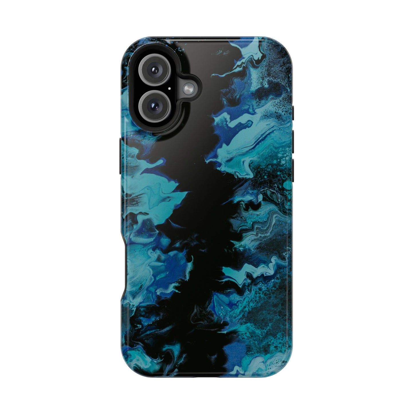 Deep Ocean Swirl Phone Case – MagSafe Compatible for iPhone & Samsung Galaxy