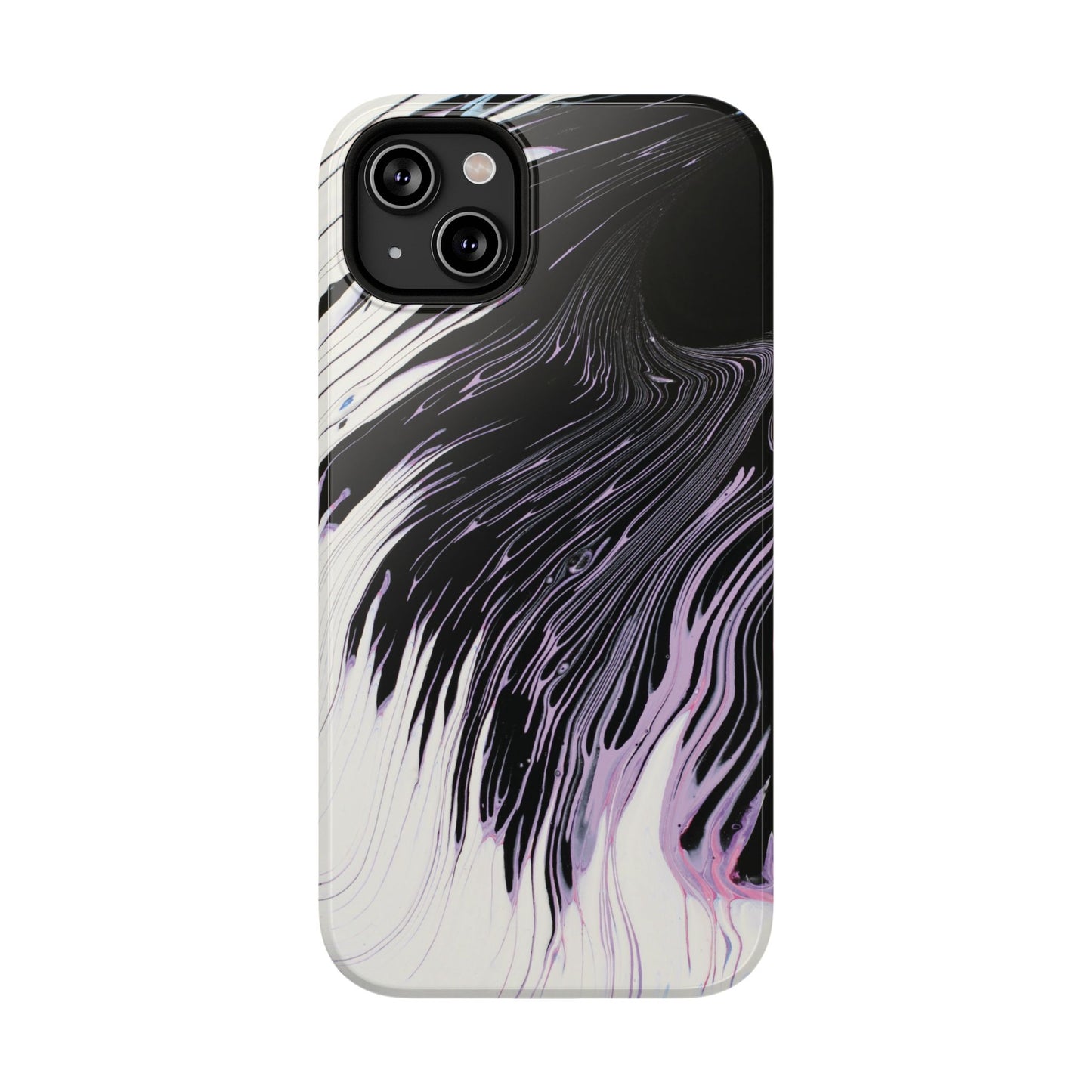 Waves of Ink Abstract Brush Phone Case – MagSafe Compatible for iPhone & Samsung Galaxy