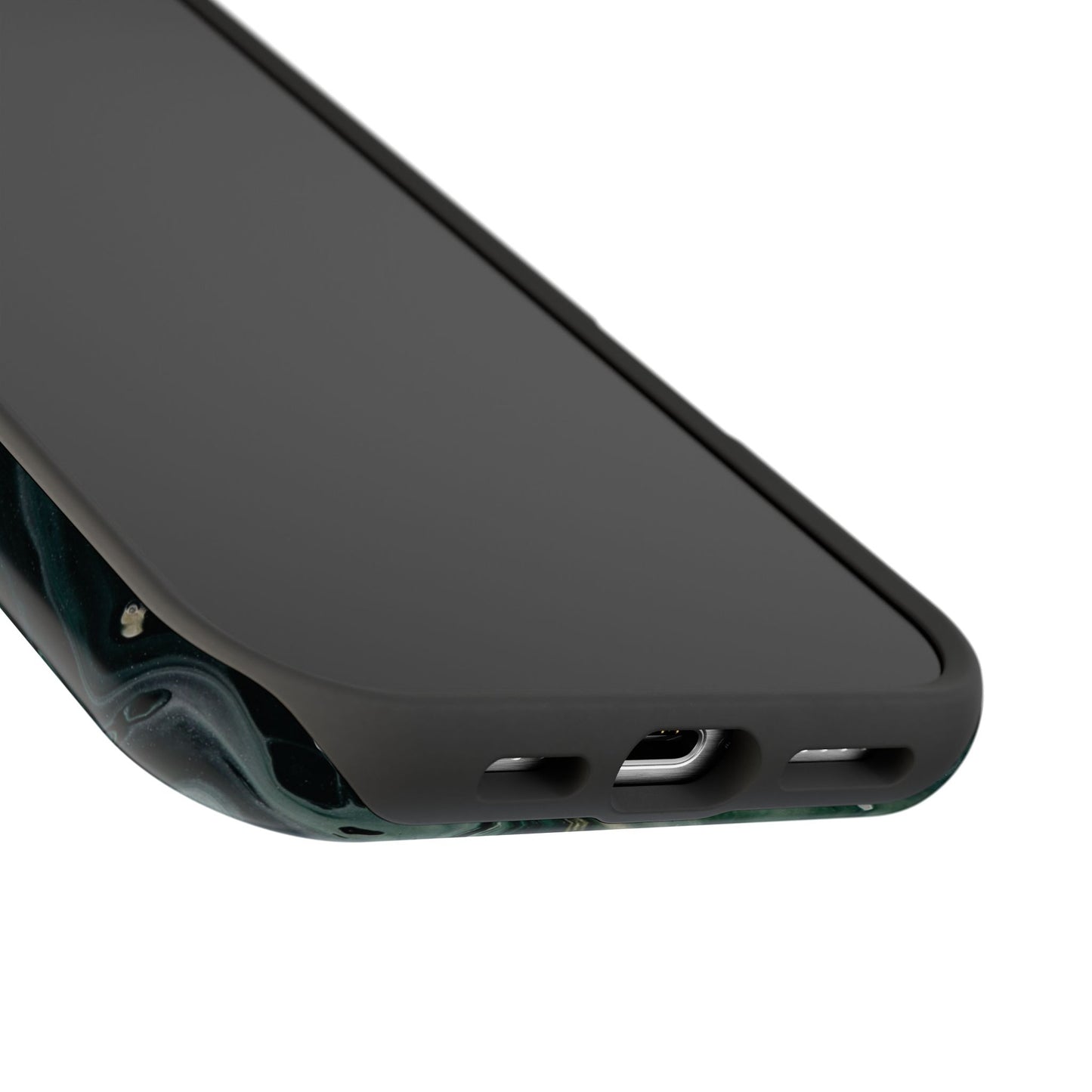 Mystic Forest Marble Swirl Phone Case – MagSafe Compatible for iPhone & Samsung Galaxy