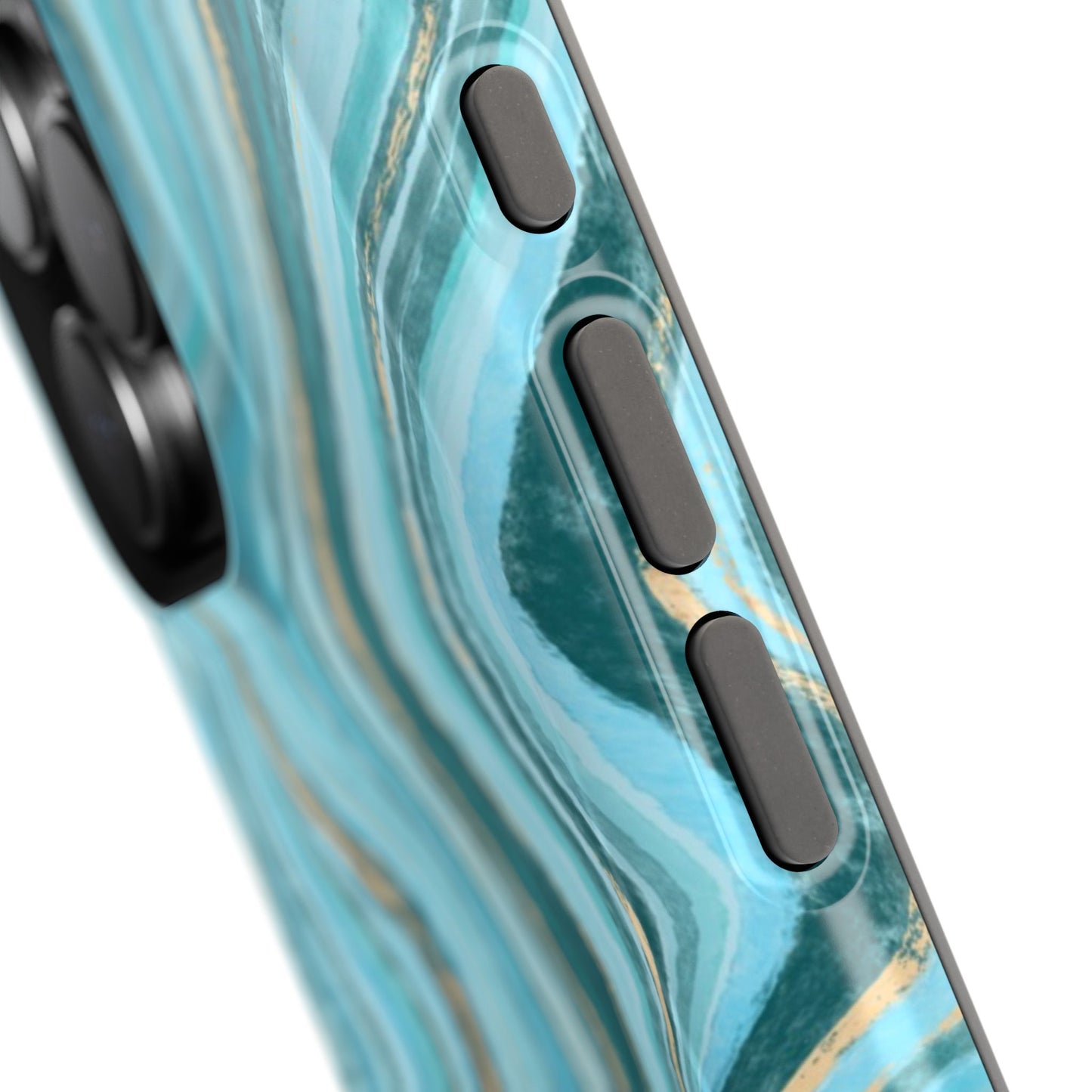 Ocean Agate Swirl Phone Case – MagSafe Compatible for iPhone & Samsung Galaxy