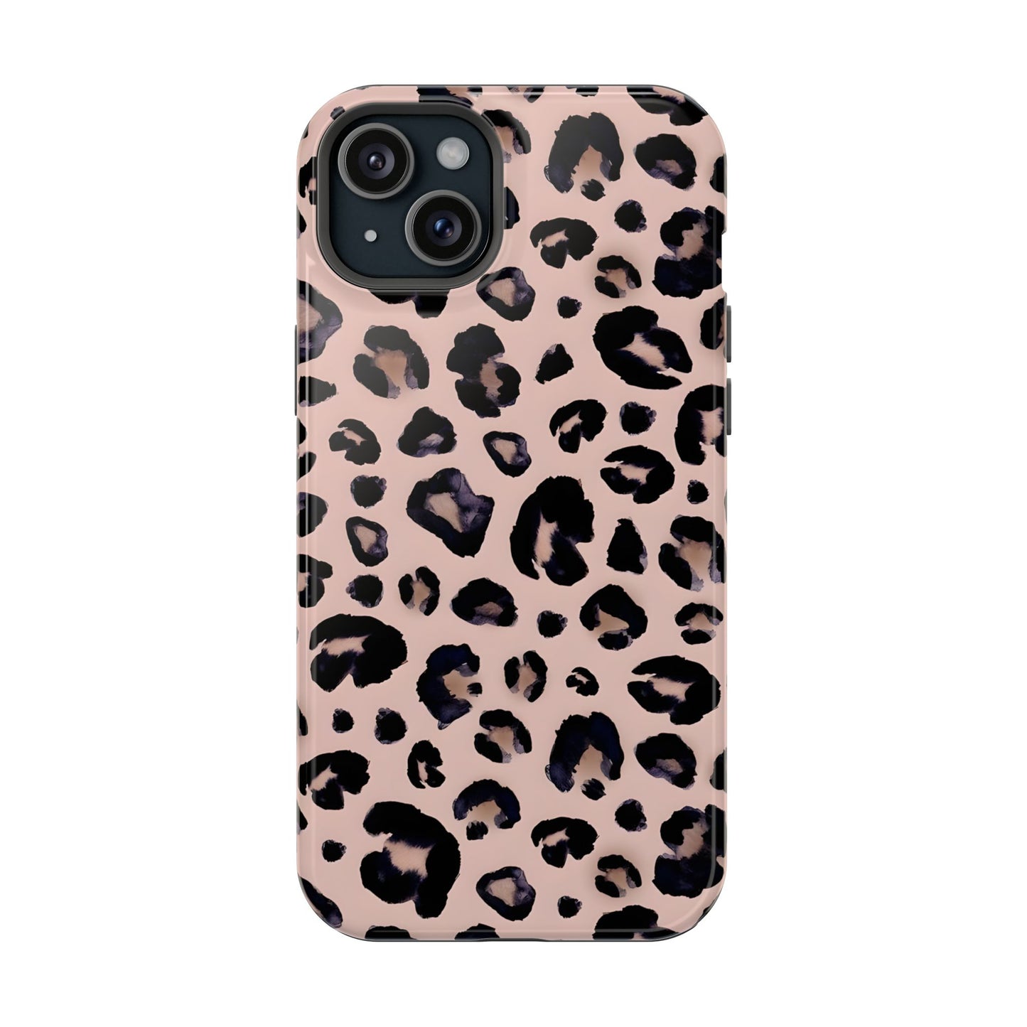 Chic Leopard Print Phone Case – MagSafe Compatible for iPhone & Samsung Galaxy