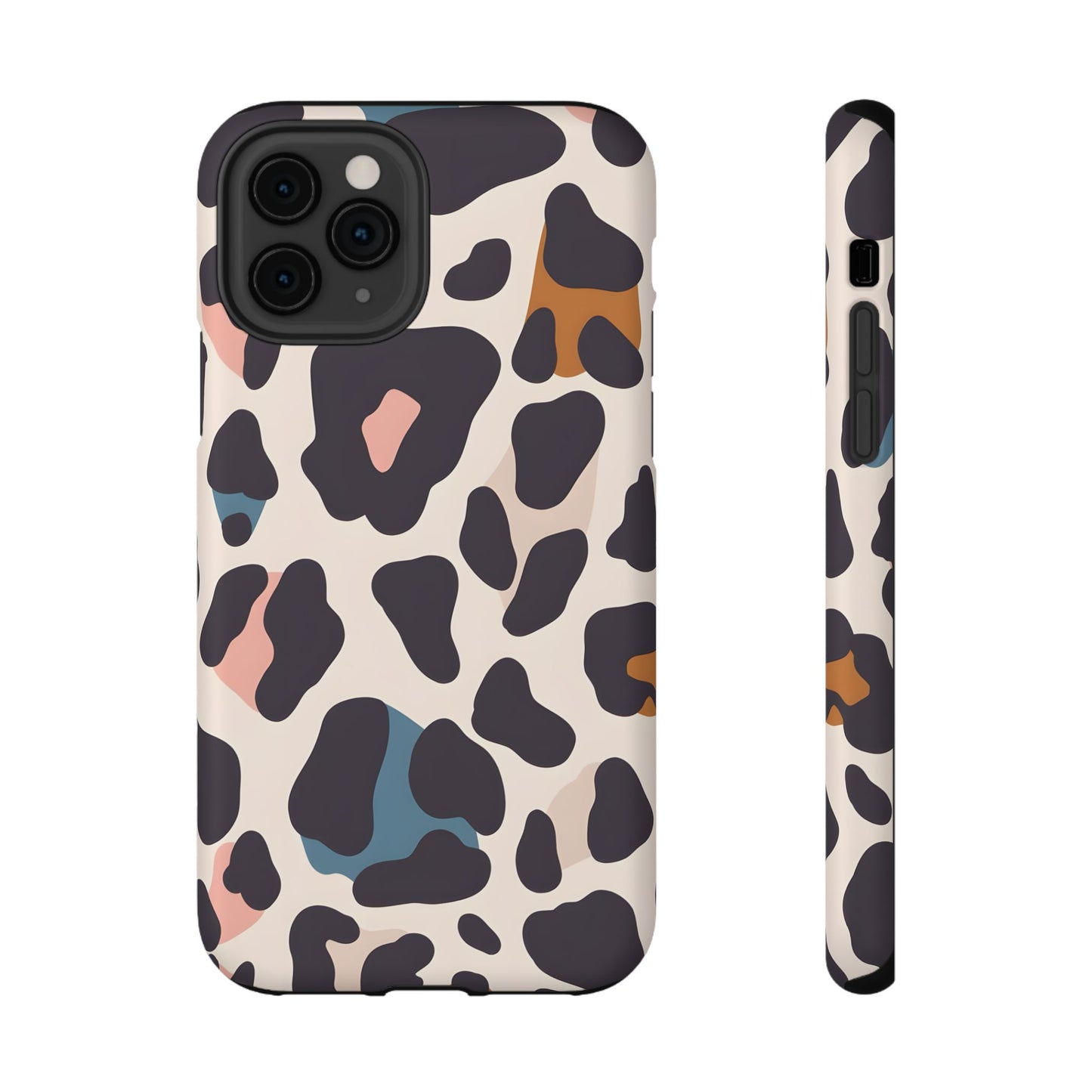 Modern Pastel Leopard Print Phone Case – MagSafe Compatible for iPhone & Samsung Galaxy
