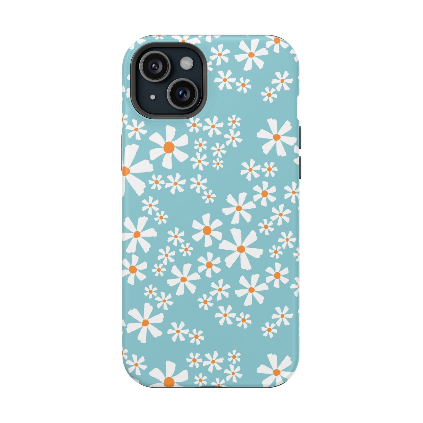 Vintage Daisy Field Phone Case – MagSafe Compatible for iPhone & Samsung Galaxy