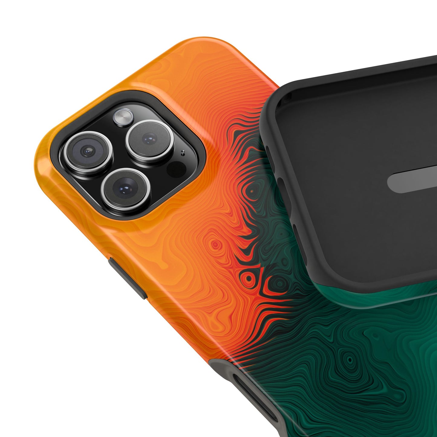 Topographic Heatwave Phone Case – MagSafe Compatible for iPhone & Samsung Galaxy