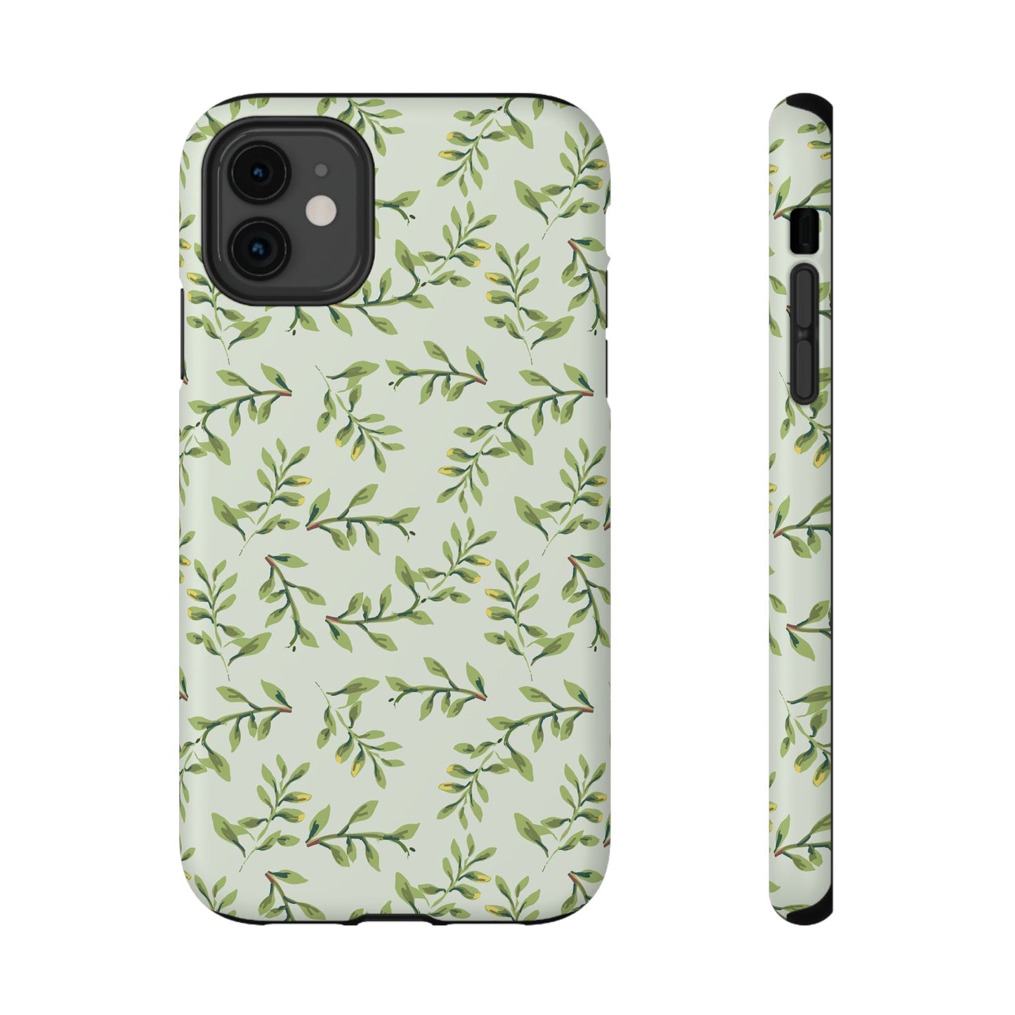 Olive Branch Botanical Phone Case – MagSafe Compatible for iPhone & Samsung Galaxy
