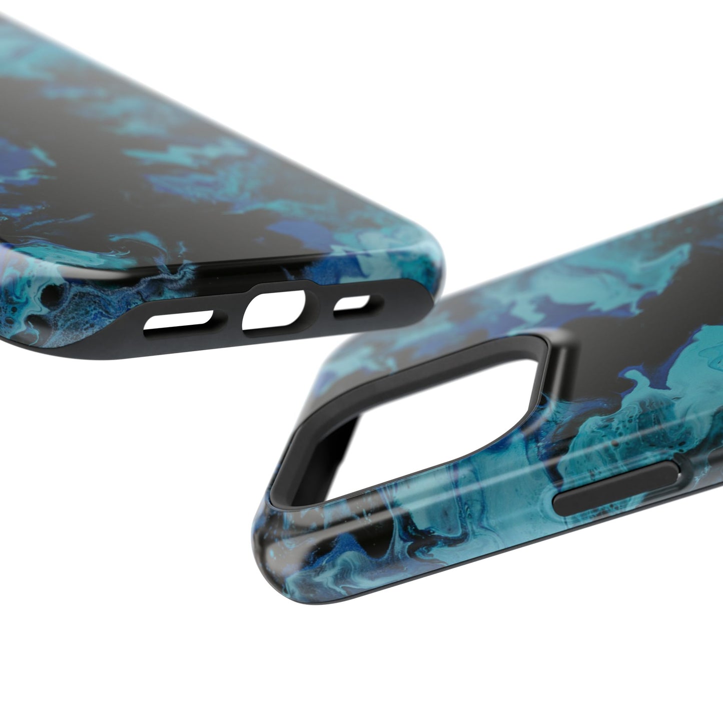 Deep Ocean Swirl Phone Case – MagSafe Compatible for iPhone & Samsung Galaxy