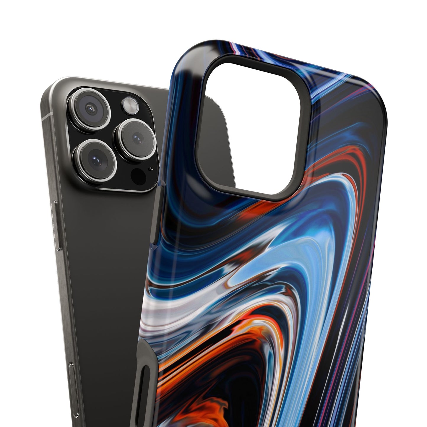 Vibrant Swirl Energy Phone Case – MagSafe Compatible for iPhone & Samsung Galaxy