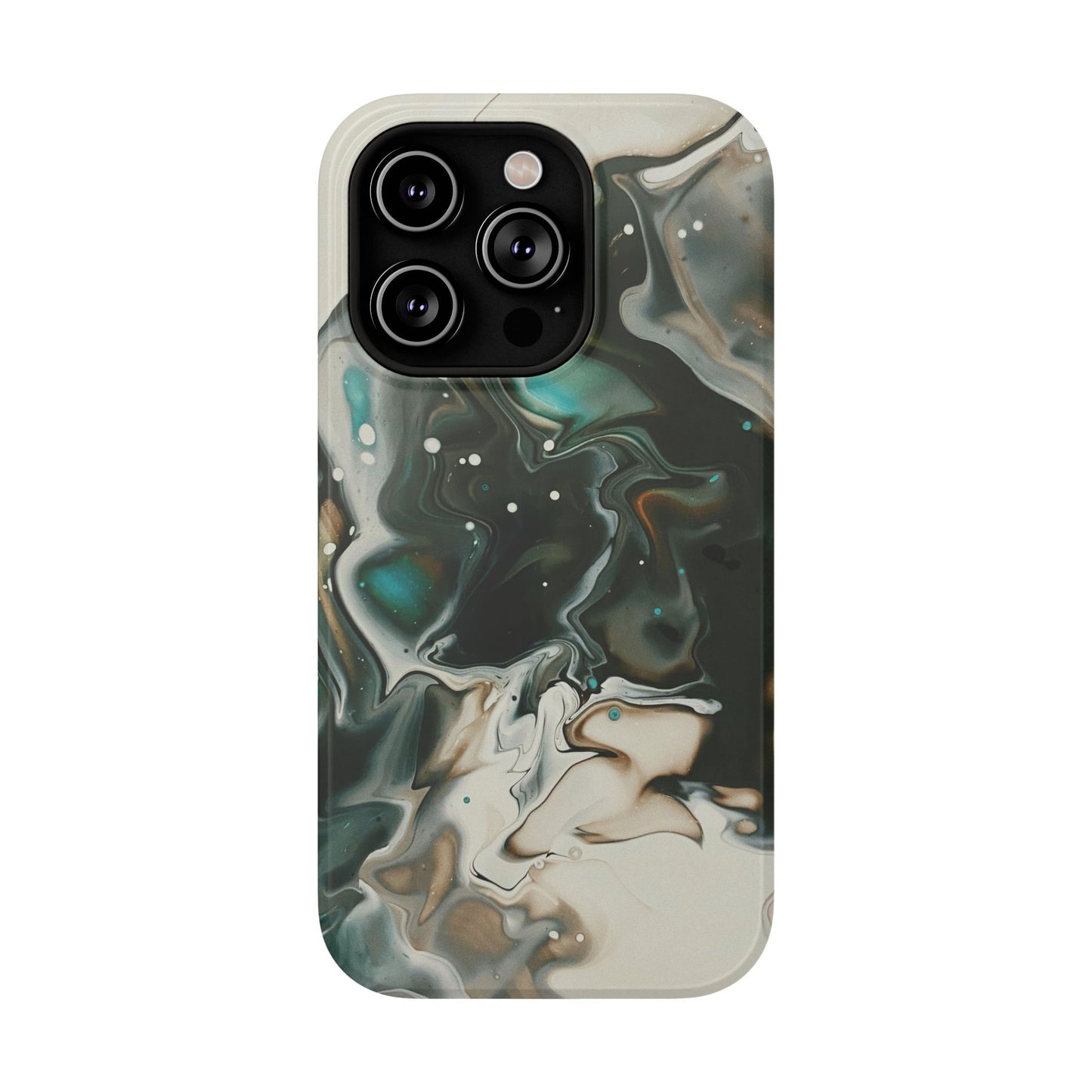 Terra Mist Earthtone Marble Phone Case – MagSafe Compatible for iPhone & Samsung Galaxy