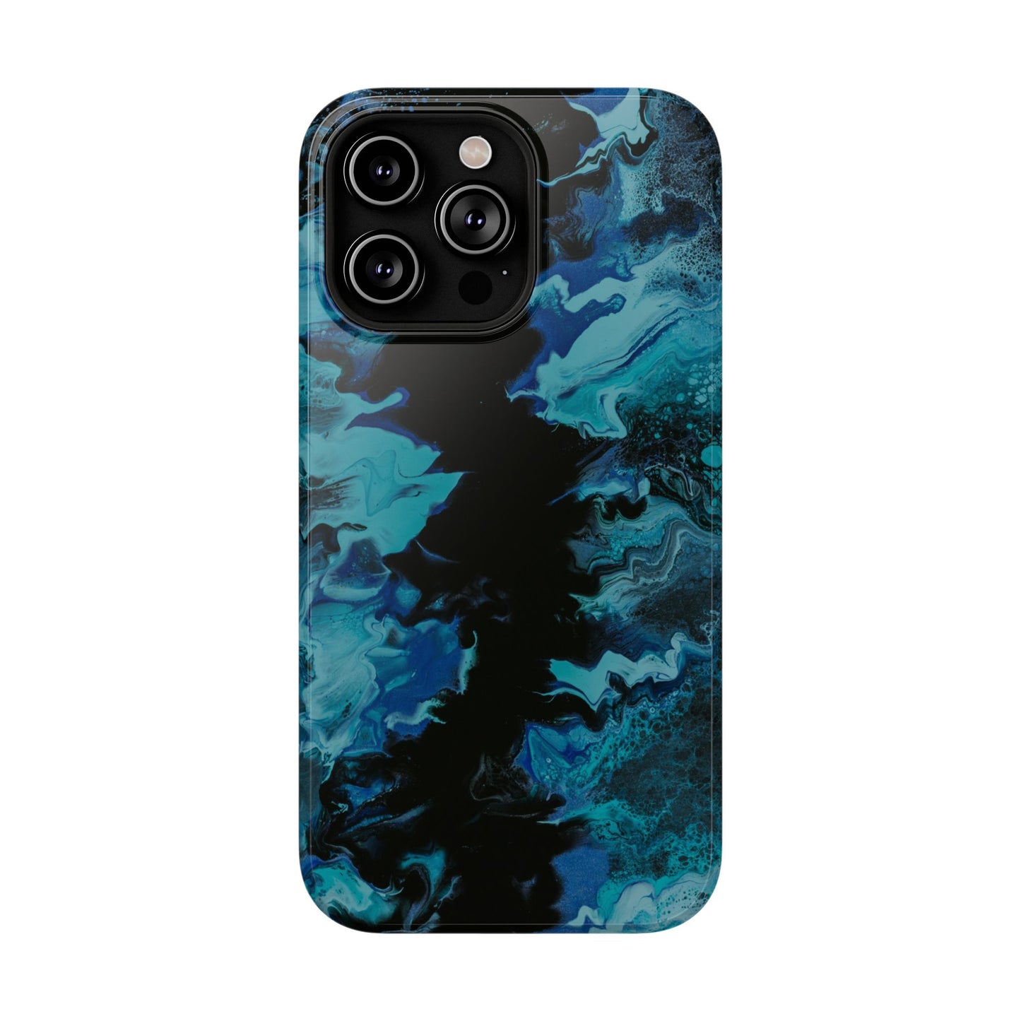 Deep Ocean Swirl Phone Case – MagSafe Compatible for iPhone & Samsung Galaxy