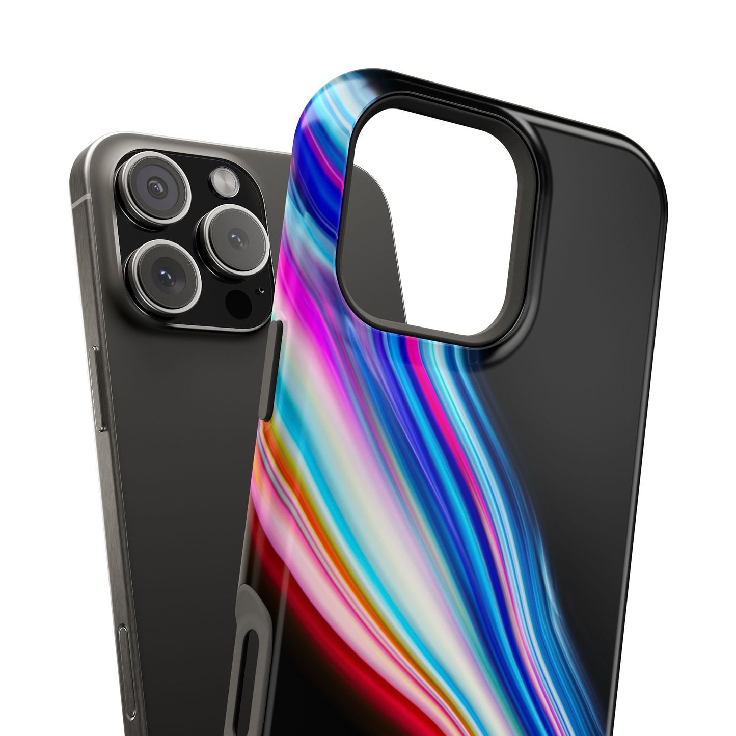 Neon Light Streak Phone Case – MagSafe Compatible for iPhone & Samsung Galaxy