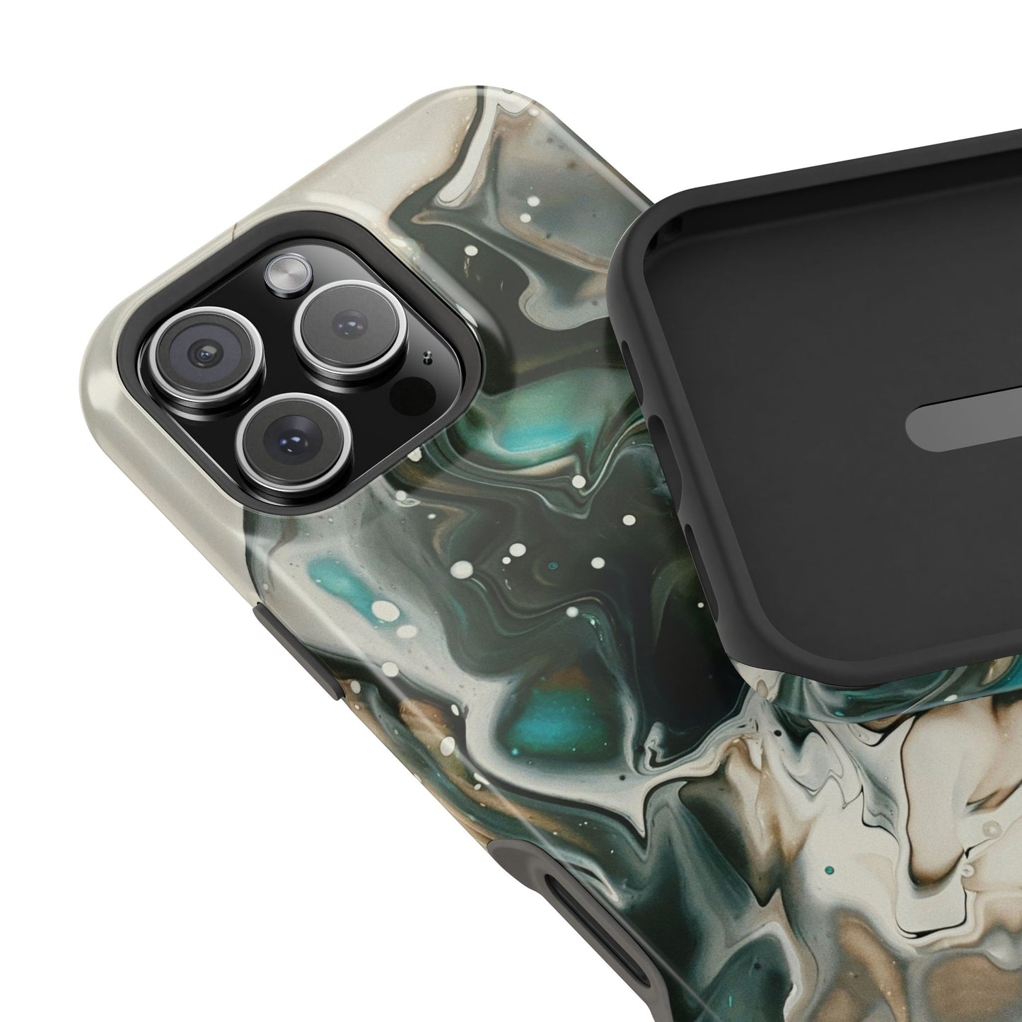 Terra Mist Earthtone Marble Phone Case – MagSafe Compatible for iPhone & Samsung Galaxy
