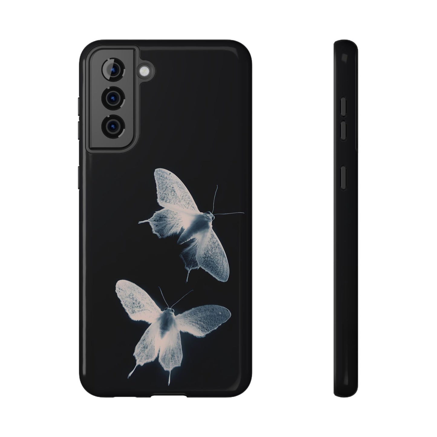 Ethereal Moth Dark Aesthetic Phone Case – MagSafe Compatible for iPhone & Samsung Galaxy