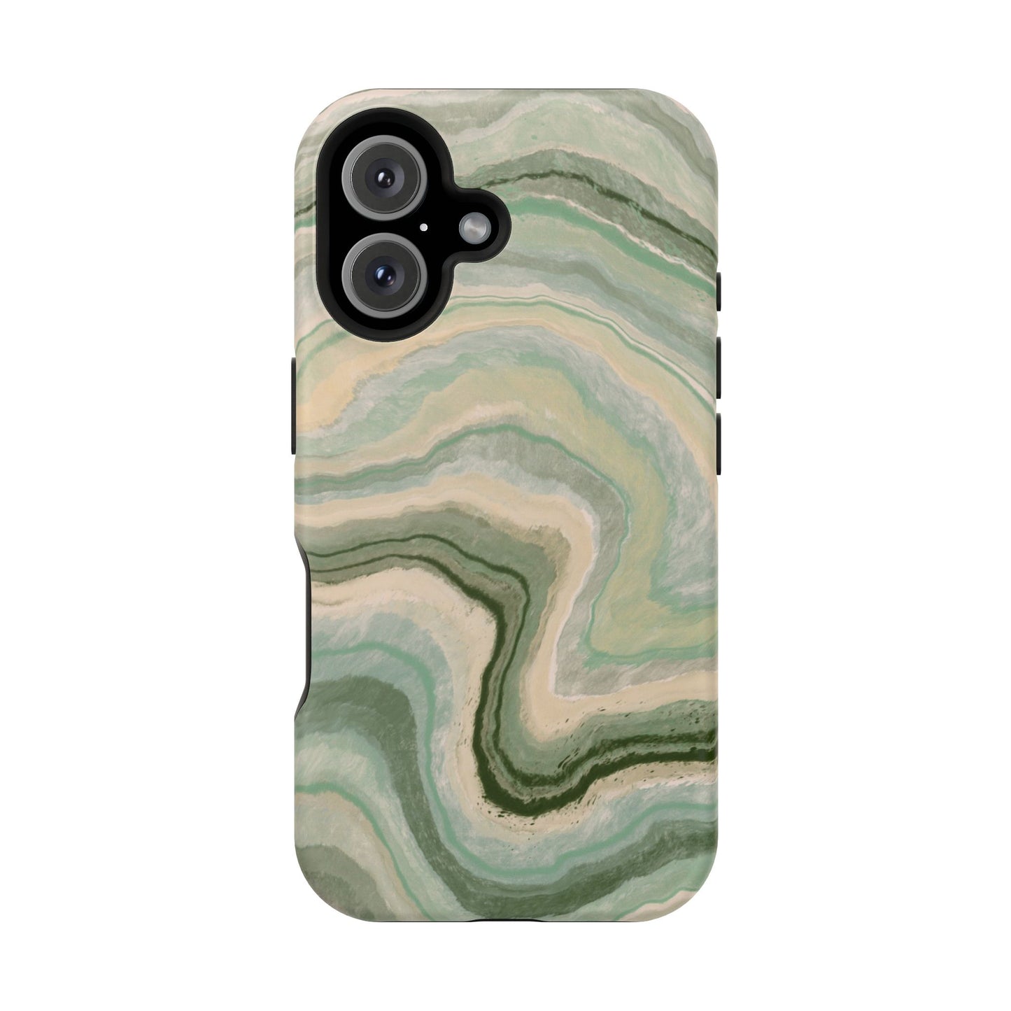 Earthy Agate Stone Phone Case – MagSafe Compatible for iPhone & Samsung Galaxy