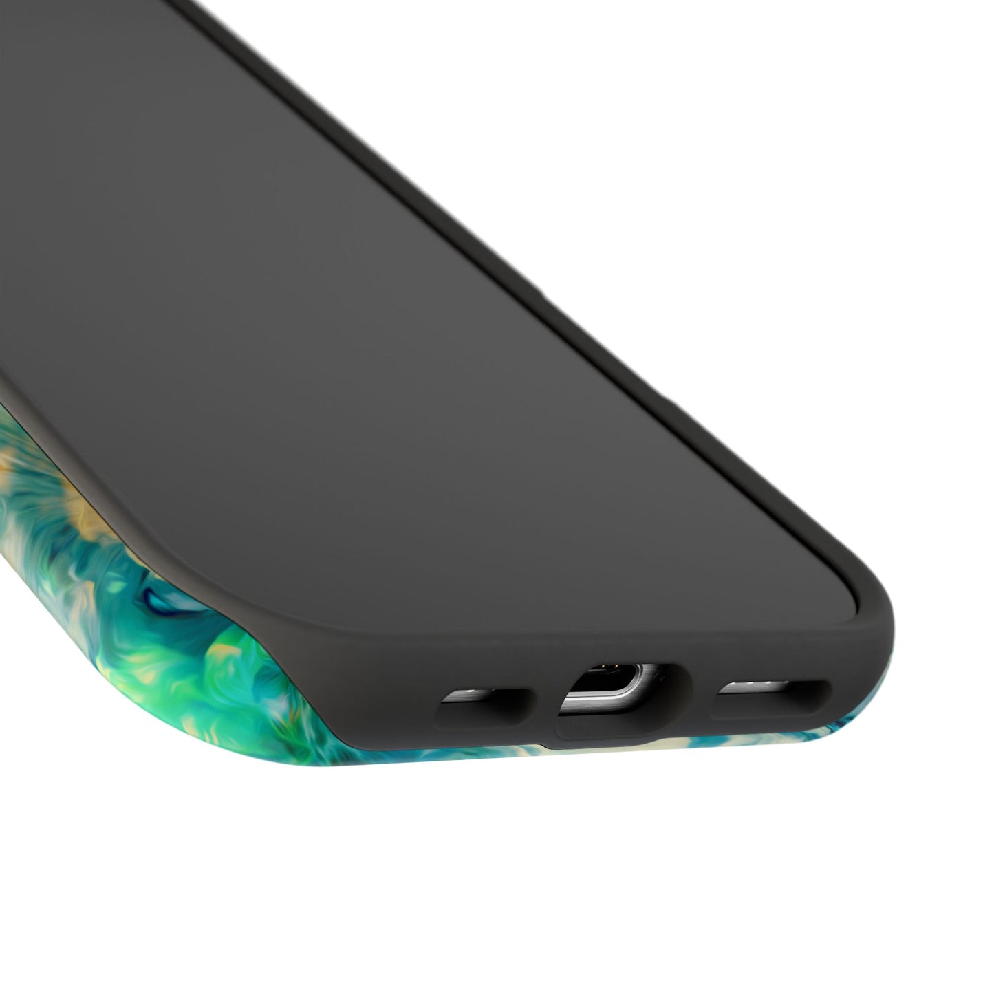 Oceanic Flow Abstract Phone Case – MagSafe Compatible for iPhone & Samsung Galaxy
