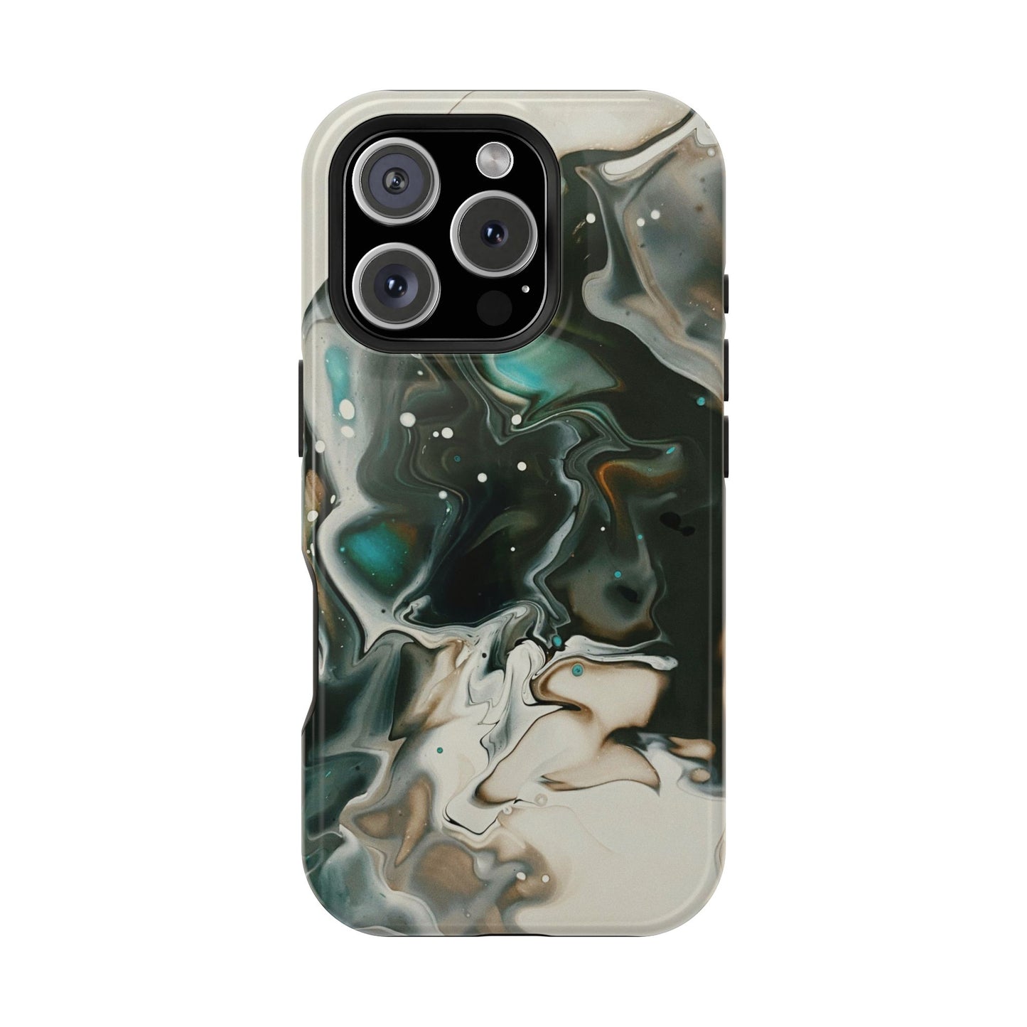 Terra Mist Earthtone Marble Phone Case – MagSafe Compatible for iPhone & Samsung Galaxy
