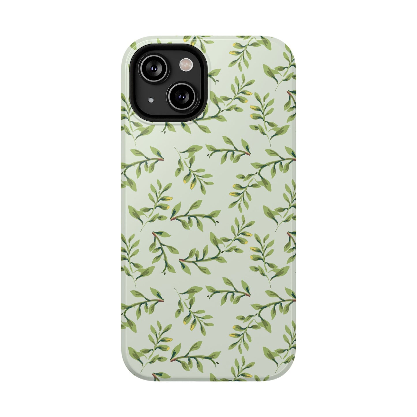 Olive Branch Botanical Phone Case – MagSafe Compatible for iPhone & Samsung Galaxy