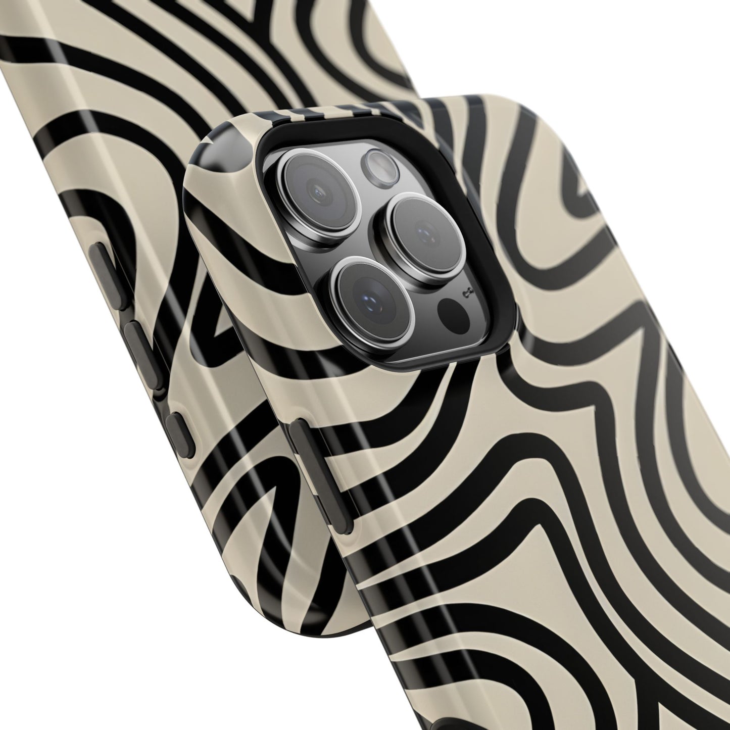 Abstract Maze Line Art Phone Case – MagSafe Compatible for iPhone & Samsung Galaxy