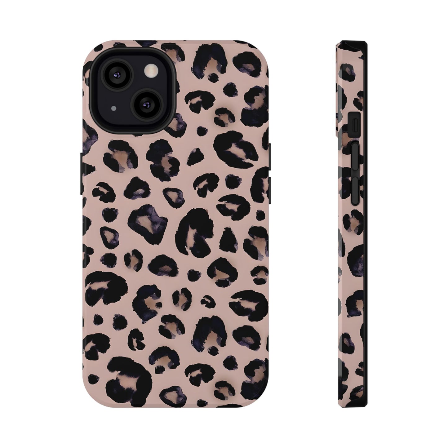 Chic Leopard Print Phone Case – MagSafe Compatible for iPhone & Samsung Galaxy