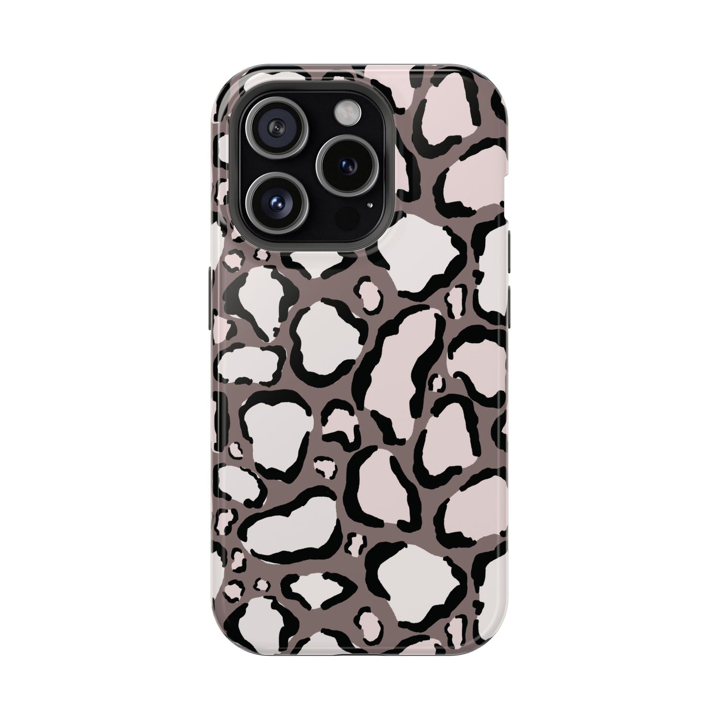Chic Leopard Print Phone Case – MagSafe Compatible for iPhone & Samsung Galaxy