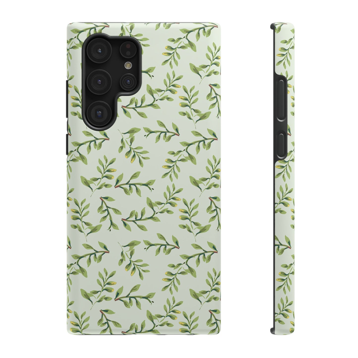 Olive Branch Botanical Phone Case – MagSafe Compatible for iPhone & Samsung Galaxy