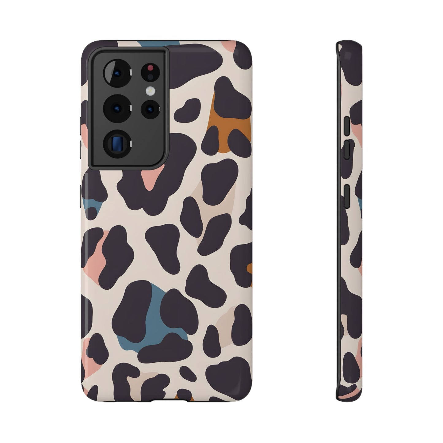 Modern Pastel Leopard Print Phone Case – MagSafe Compatible for iPhone & Samsung Galaxy