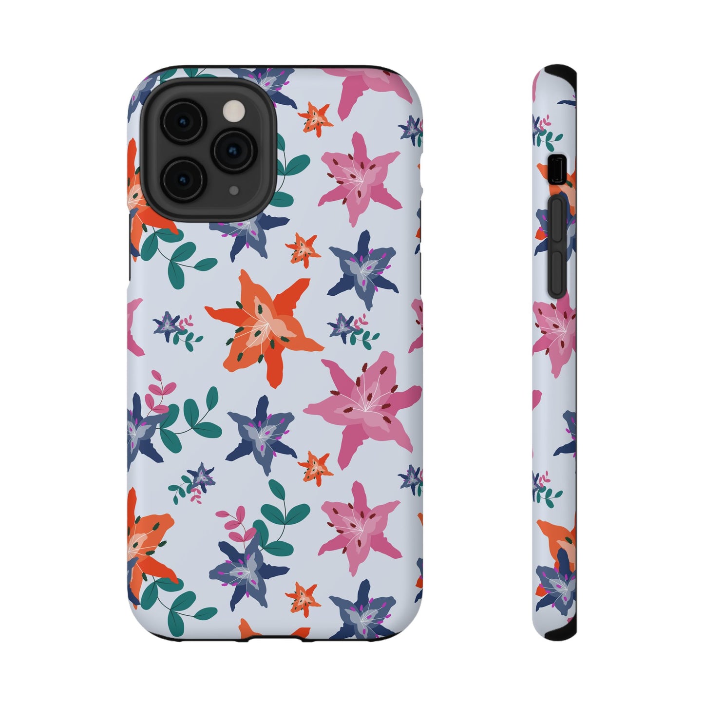 Watercolor Lily Garden Phone Case – MagSafe Compatible for iPhone & Samsung Galaxy