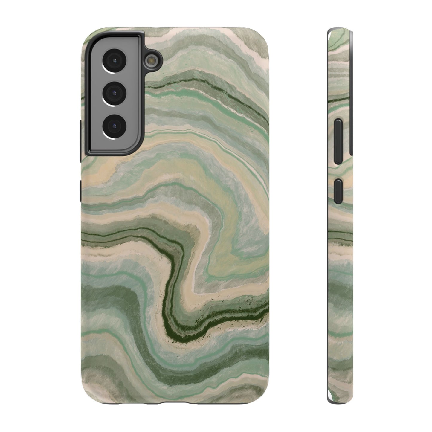 Earthy Agate Stone Phone Case – MagSafe Compatible for iPhone & Samsung Galaxy