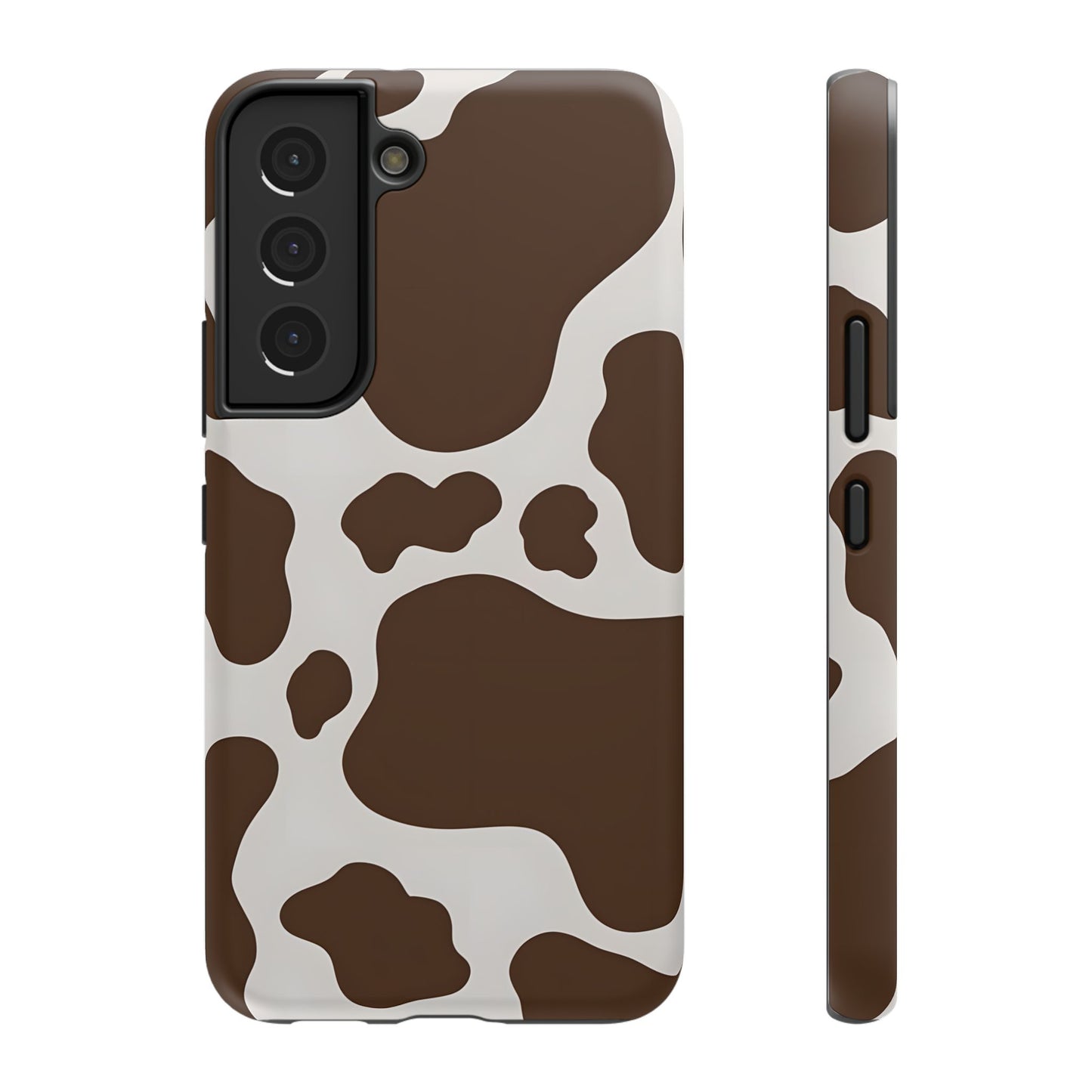 Brown Cow Print Phone Case – MagSafe Compatible for iPhone & Samsung Galaxy
