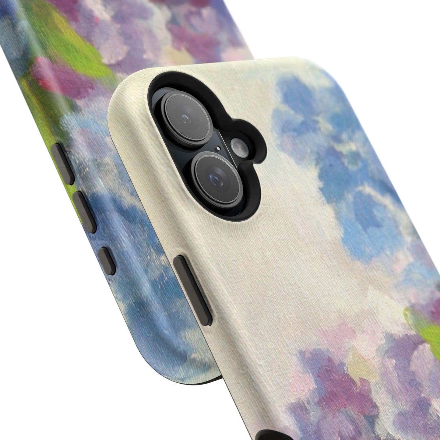 Hydrangea Dream Phone Case – Artistic Floral Design, MagSafe Compatible for iPhone & Samsung Galaxy