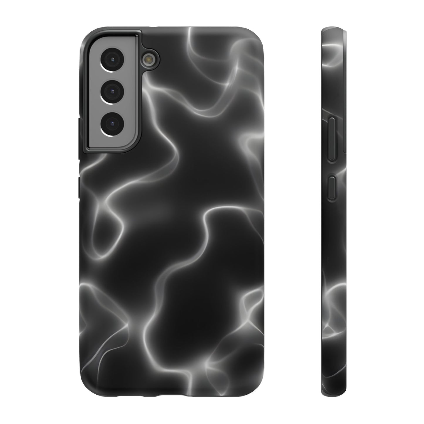 Electric Black Glow Phone Case – MagSafe Compatible for iPhone & Samsung Galaxy