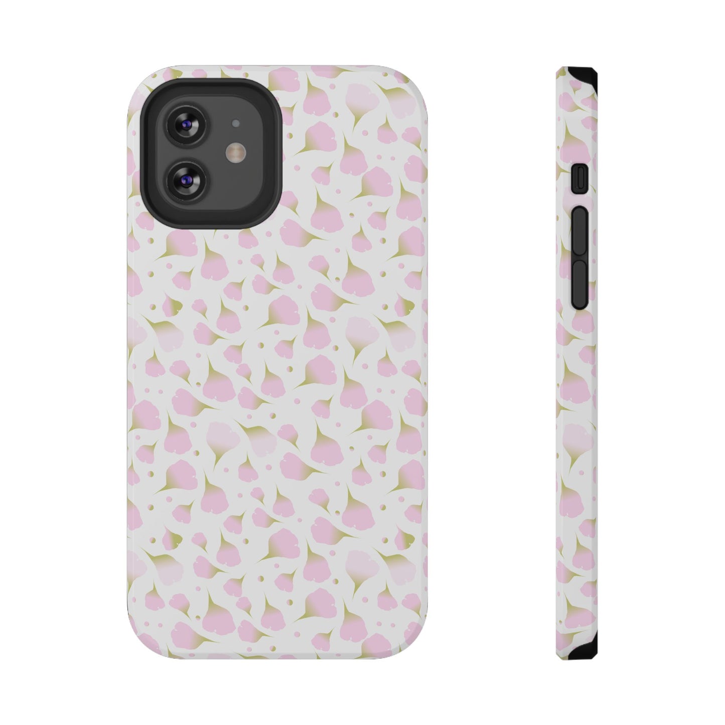Soft Pink Petal Pattern Phone Case – MagSafe Compatible for iPhone & Samsung Galaxy